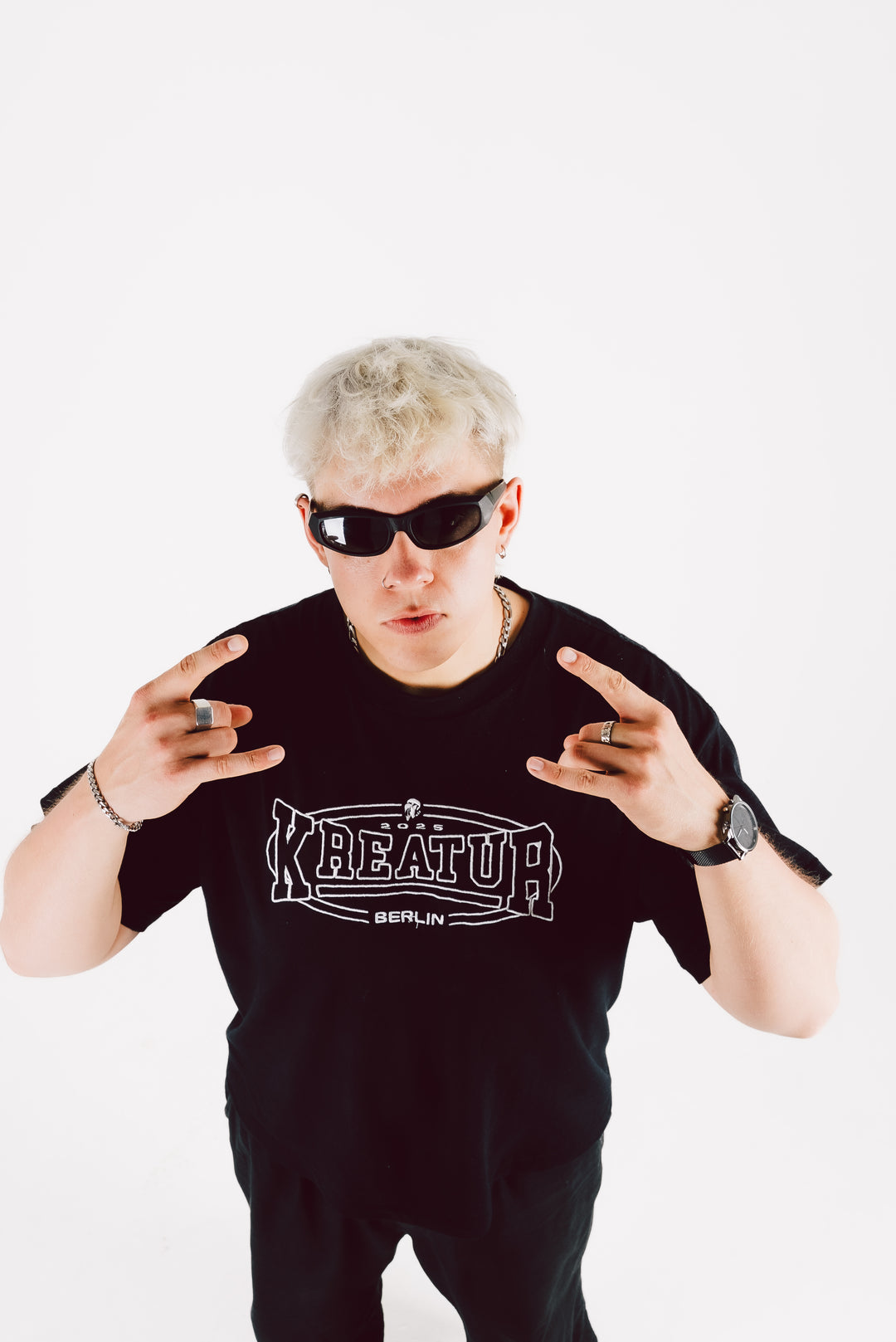 KREATUR T-SHIRT BLACK SPECIAL EDITION - Techno Germany