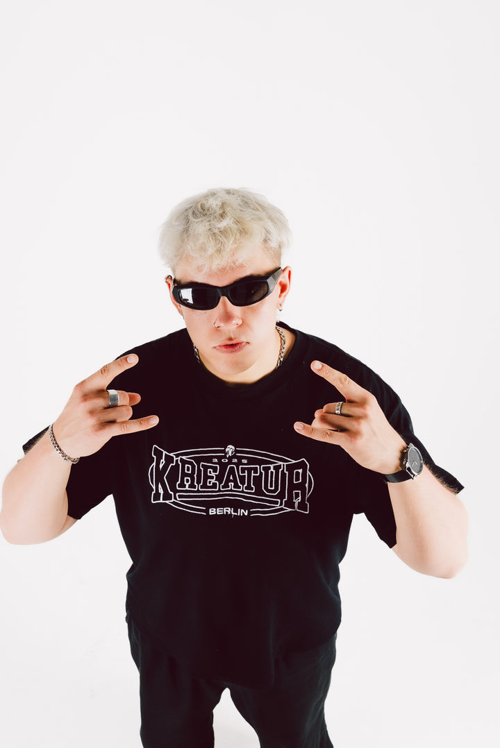KREATUR T-SHIRT BLACK SPECIAL EDITION - Techno Germany