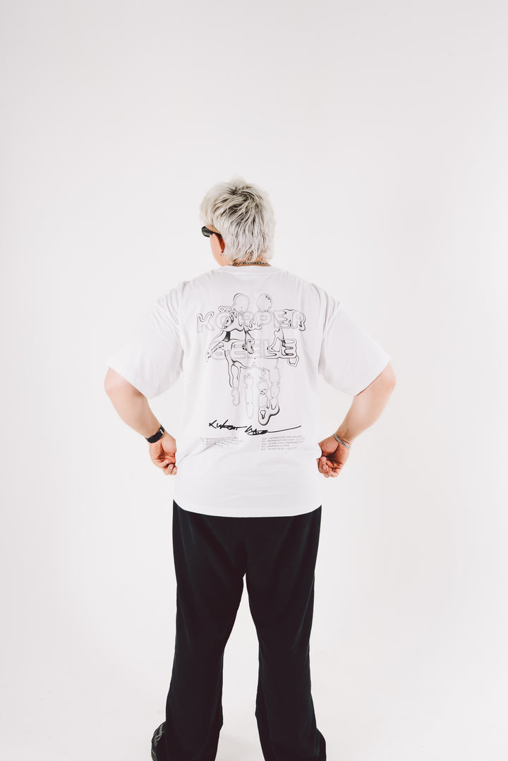 KREATUR T-SHIRT WHITE SPECIAL EDITION - Techno Germany