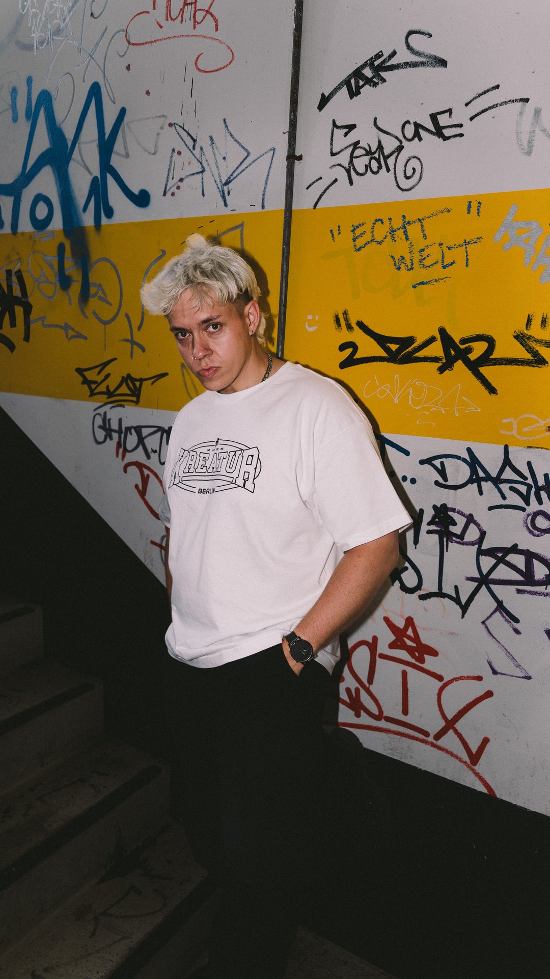 KREATUR T-SHIRT WHITE SPECIAL EDITION - Techno Germany