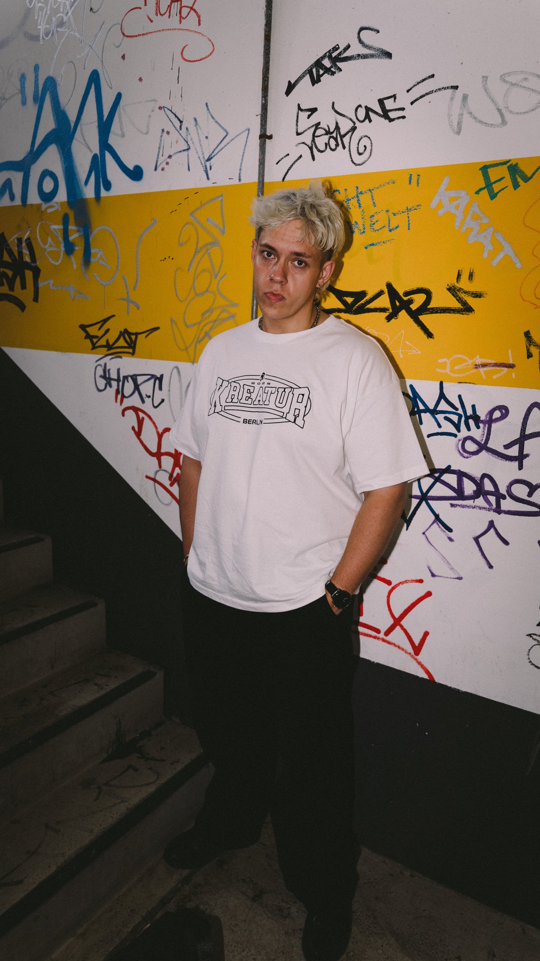 KREATUR T-SHIRT WHITE SPECIAL EDITION - Techno Germany