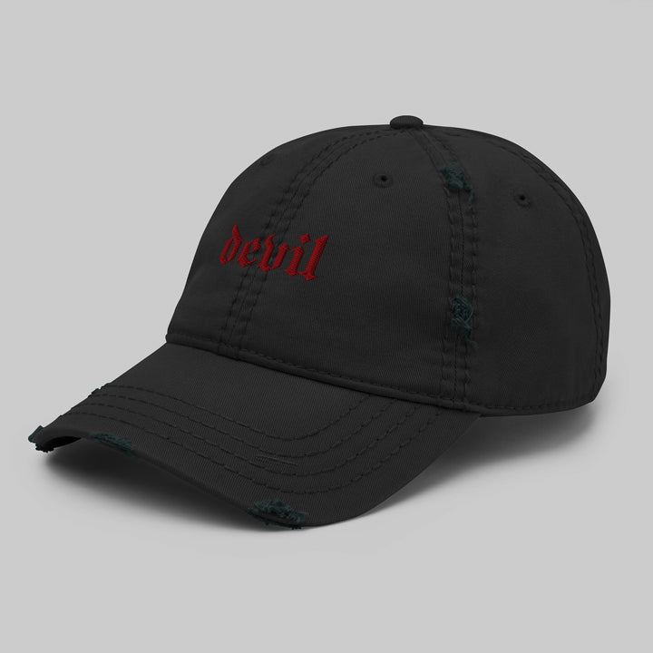 Devil distressed cap