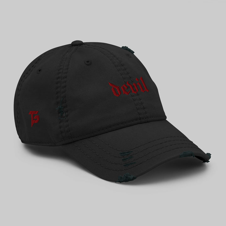 Devil distressed cap